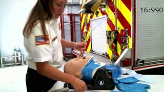 Paramedic Intubating with the Vie Scope [upl. by Jonme]