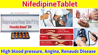 NifedipineTablet किस काम आती है ll Nifedipine tablet uses in hindi ll Pharma lectures ll [upl. by Ahsha]