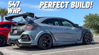 547 WHP Big Turbo Civic Type R Drive and Review [upl. by Ellatsirhc]