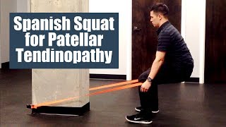 Spanish Squat  Patellar Tendinopathy [upl. by Ellehcyt]