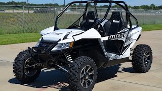 18799 2015 Arctic Cat Wildcat X in White Metallic Overview and Review [upl. by Madancy586]