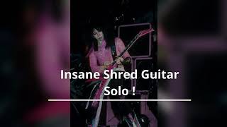 Vinnie Vincent Insane Shred Guitar Solo  KISS  LIVE [upl. by Olimpia]