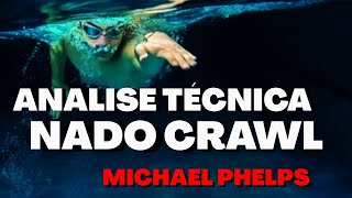 Analisando a Técnica do Nado Crawl de Michael Phelps [upl. by Tani]