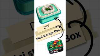 DIY Mini storage box Best out of waste shorts ytshorts bestoutofwaste diy craft handmade [upl. by Atikaj]