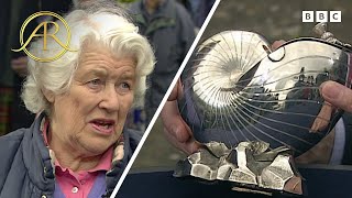 Big Surprise Hidden Inside 150YearOld Irish Silver Spoon Warmer  Antiques Roadshow [upl. by Enid]