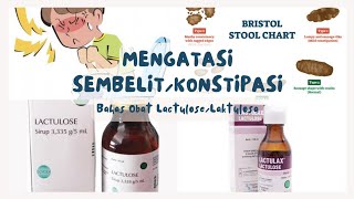 Obat Untuk KonstipasiSembelit  LaktulosaLactulose  Lactulax  Penjelasan Detail Lactulose [upl. by Acirema]