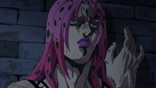 Diavolos reveal in episode 33 HD  Diavolo kills Polnareff [upl. by Anaiq]