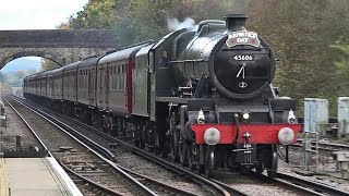 Mainline Steam Kentish Belle  Bahamas Locomotive Through Faversham and Lenham  Steam Locomotive [upl. by Martita]