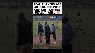 Real players are outside the pitch 😆🤣😂 funny football [upl. by Killarney]