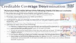 Marshall amp Sterling Compliance Minute Creditable Coverage Reporting [upl. by Eniloj]