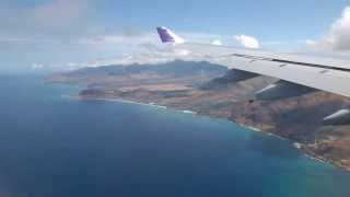 HNL landing Hawaiian Airline Full HD [upl. by Volin]