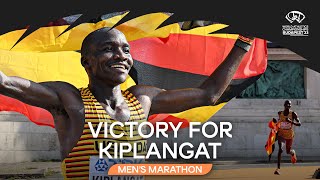 Historic victory for Ugandas Kiplangat in marathon  World Athletics Championships Budapest 23 [upl. by Lancelle417]