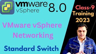 How to configure Standard switch in VMware vSphere 80  VMware Virtual Networking [upl. by Wagner]