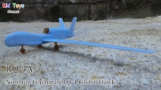 RQ4A Northrop Grumman RQ4 Global Hawk 1133 scale [upl. by Kippie]