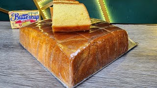 DURIAN BUTTERCAKE Fluffy Moist Creamy amp Buttery  Tips² Baking Buttercake [upl. by Morette]