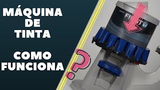 MÁQUINA DE TINTA  TINTOMÉTRICO  FUNCIONAMENTO [upl. by Niajneb]