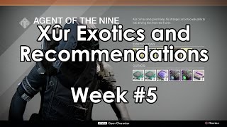 Destiny Xur Location and Exotic ArmorWeapon Recommendations for Week 5 October 1012 [upl. by Chouest]