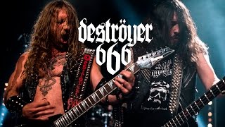 Deströyer 666  Black Magic Slayer cover live Lyon  17102015 [upl. by Ees]