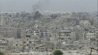 Syria A rare look inside Aleppo a city left in ruins [upl. by Dow]