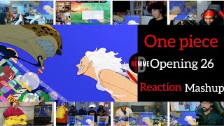 one Piece Opening 26  Us   Reaction Mashup [upl. by Josi363]