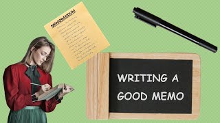 How to write a memo Step by step guide [upl. by Faxen870]