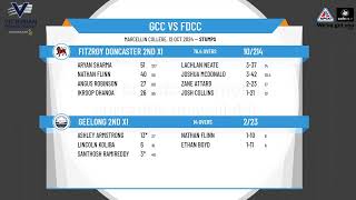 Geelong 2nd XI v Fitzroy Doncaster 2nd XI [upl. by Ronoh]