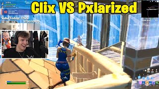 Clix VS Pxlarized 2v2 TOXIC Fights w Bucke amp 7xNick Spice [upl. by Ardnalak]