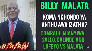 AWAWA APWETEKANA NKHONDO ILIPO  BILLY MALATA Vs COMRADES [upl. by Melamie]