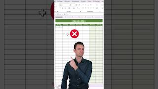 Kalender 2024 in Excel erstellen 📆 excel tipps informatik tricks [upl. by Brynne]