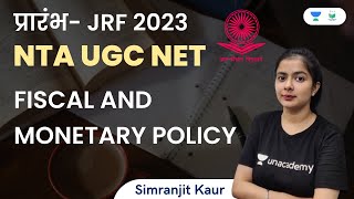 Fiscal and Monetary Policy  Macroeconomics  NTA UGC NET  Simranjit Kaur [upl. by Aneahs]