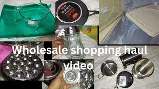 wholesale shopping 😱huge shopping haul video  kammi vilai kadai  at VR kitchen [upl. by Esiom]