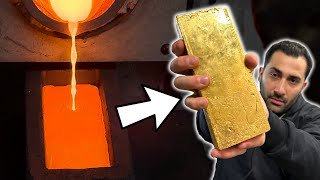 Making a PERFECT 10 Kilogram Gold Bar [upl. by Itida]