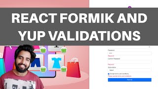 React Formik Tutorial Part2  Formik and Yup Validation in React JS  Yup Validation React [upl. by Allekim230]