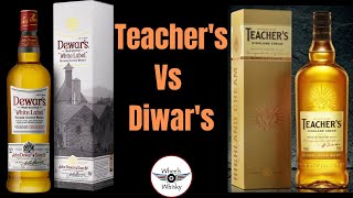 Dewar’s White Label Vs Teacher’s Highland Cream Whisky  Which One is Best [upl. by Sorgalim805]