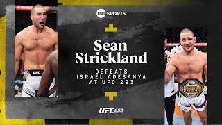 The Strickland Show Sean Strickland defeats Israel Adesanya at UFC293 [upl. by Opportuna549]