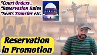 Reservation in promotion amp SC Judgement I Catch up rule Vs consequential seniority in promotion I [upl. by Akemhs]