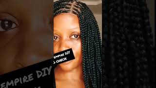 DM FOR YOUR BRAIDED WIG wigs reels fypシ゚viral [upl. by Assiled389]