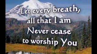 Shout to the Lord Hillsong  Worship Video wlyrics [upl. by Angeli]