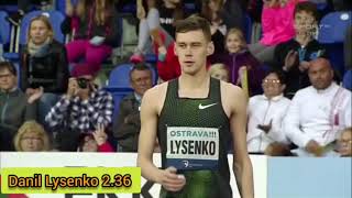 Mutaz Essa Barshim vs Danil Lysenko Best Jumps HD [upl. by Eisus315]