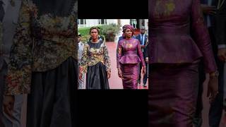 SénégalGabon  les deux premières Dames Marie Khone Faye et Zita Oligui Nguema bassiroudiomaye [upl. by Webster]