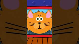 Sad Kitty  Happy Kitty meow BabyBigMouth shorts  kitty cat funny kidssong cartoonforkids [upl. by Bevon]