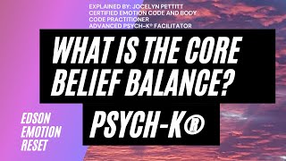 What is the Core belief balance in PSYCHK® [upl. by Nosyarg]