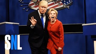 Donald Trump vs Hillary Clinton Debate Cold Open  SNL [upl. by Beetner445]