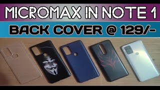 Micromax in Note 1 back cover case  Best back covers for micromax devices  MD Tech India [upl. by Abdel]