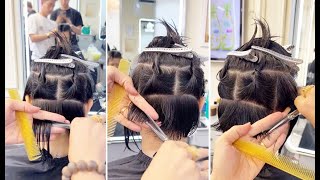 Creative Short Layered Bob Cuts amp Textured Short Pixie Womens Haircut Tutorial [upl. by Egroeg549]