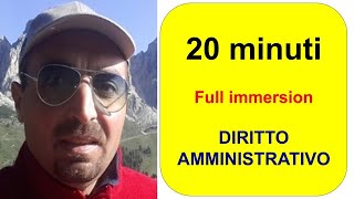 20 minuti full immersion di diritto amministrativo con Simone Chiarelli [upl. by Hamo430]