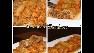 Recette du chou Farci  Etli lahana sarması nasıl yapılır [upl. by Hemetaf192]