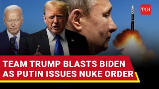 Team Trump Scrambles As Putin Issues Nuclear Order Reckless Biden Pushing World [upl. by Mouldon419]