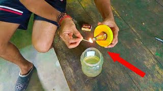 Water vs Anar Bomb Experiment। The Rajput Sanni। viralvideo [upl. by Nnayllek]