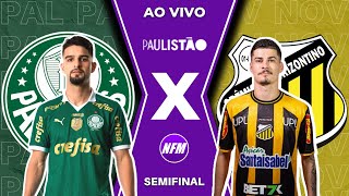 PALMEIRAS 1x0 NOVORIZONTINO  SEMIFINAL  PAULISTÃƒO  AO VIVO COM IMAGENS DO ESTÃšDIO [upl. by Nicram532]